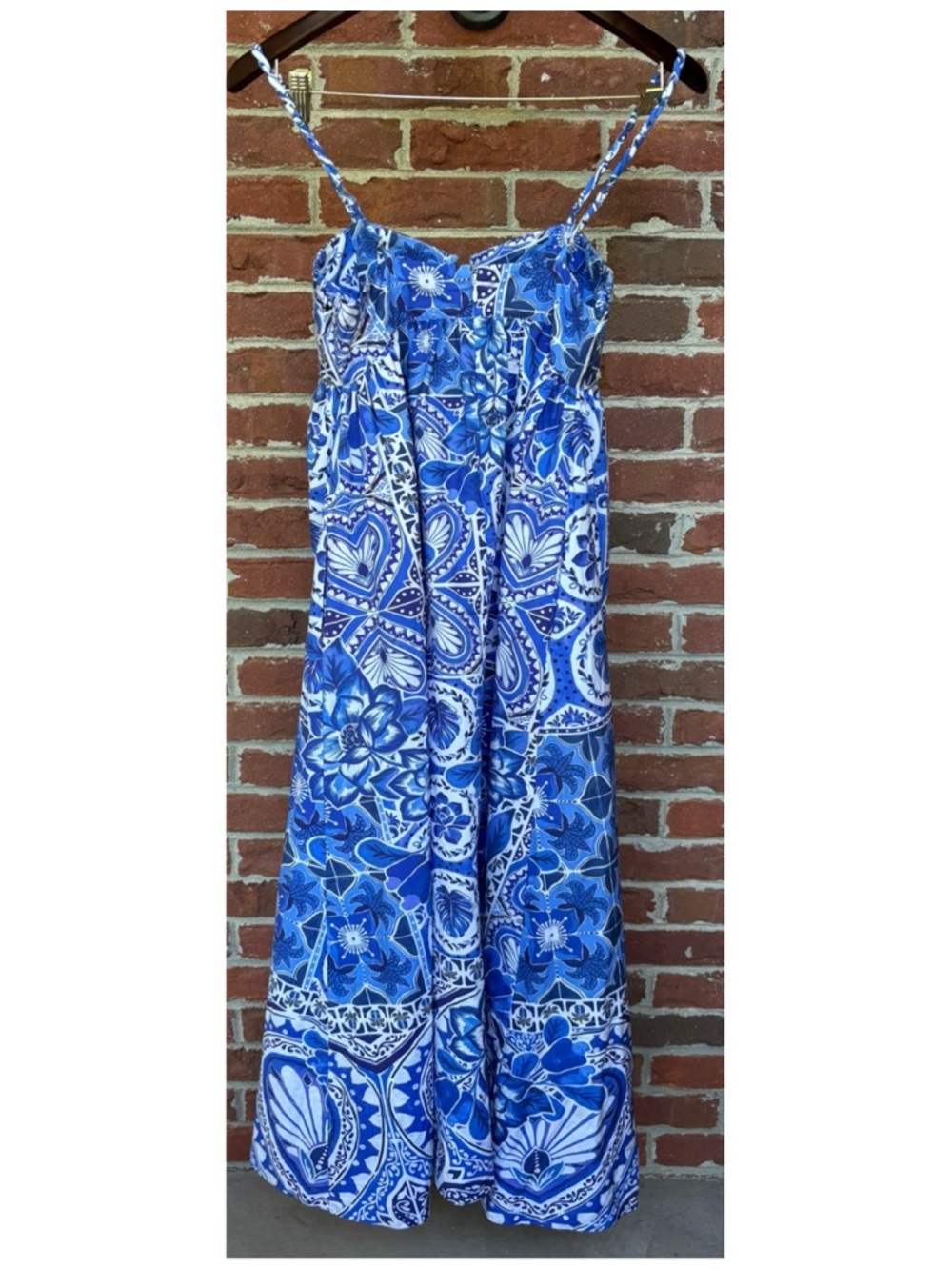FARM Rio Blue Printed Maxi Dress - Picture 11 of 16
